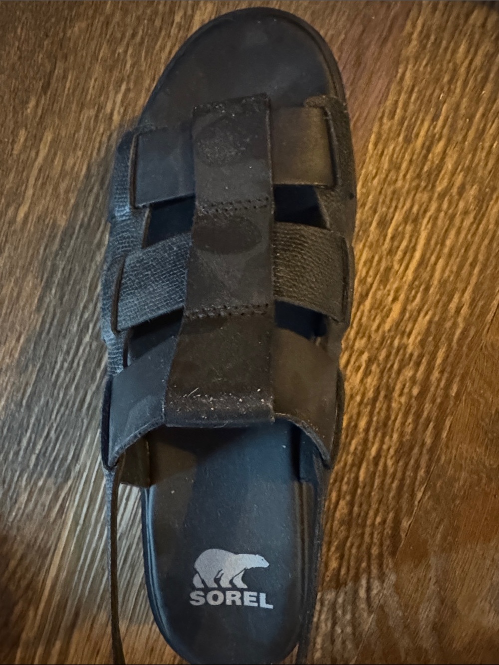 Sorel Black Fisherman-Style Sandals - Picture 4 of 5